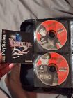 Resident Evil 2 Sony Playstation 1 Black Label PS1 Tested Both Discs & Manual