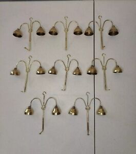 Complete Set of 8 Bells Mr Christmas Santas Marching Band Replacement Parts 1992