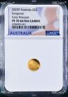 2023 Australia Mini Roo Kangaroo PROOF 9999 GOLD 0.5g $2 NGC PF70 Coin ER FlagLb