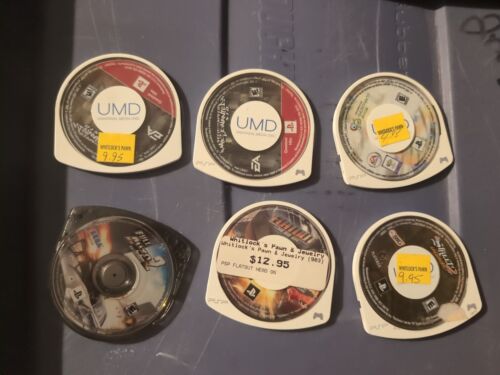New ListingPSP game lot Lot Of  6 PSP Games All Tested Working 1 Duplicate Free Fast Ship
