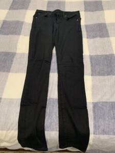 Helmut Lang Black Denim Jeans - Size 27 Straight Leg Pants