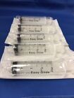 (10) - Easy Glide 60cc /60ML LUER LOCK Disposable Syringes - NO NEEDLE -Sterile