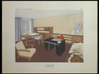 LOUIS DREAM, OFFICE, STUDIO, FRANCE ART DECO - 1929 - STENCIL