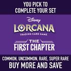 Disney Lorcana First Chapter - Pick Your Cards & Complete Your Collection!  NM+