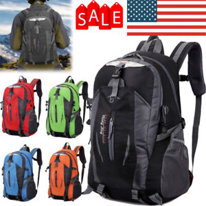 40L Outdoor Travel Hiking Camping Backpack Waterproof Rucksack Trekking Bag Pack