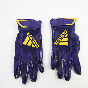 adidas adizero Gloves - Receiver Men's Purple/Yellow New with Tags