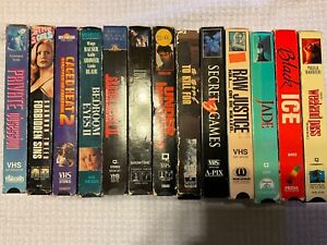 New ListingErotic VHS Lot Shannon Whirry Shannon Tweed Pamala Anderson Caged Heat 2