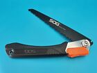 SOG Camping & Hunting Carbon Steel Blade Rubber Handle Black Folding Saw!