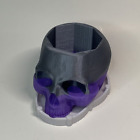Skull Planter with drip tray and drain hole | 2Pc | herb planter