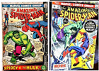 AMAZING SPIDERMAN 119+120 (1973) Hulk fight Marvel comic John Romita cover