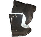 KEEN Willamette Boots Women Size 9.5 Black Suede Rubber  Winter Snow Rainboots