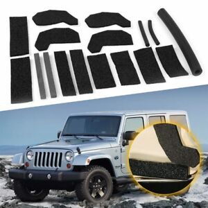 1SET Interior Parts Hard Top Seal Kit for 2007-2018 Jeep Wrangler JK 68026937AB (For: Jeep)