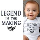Baby Bodysuit - Legend in the Making Zelda Baby Clothes Infant Boys and Girls