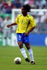 Mens Medium Brazil 2002 WorldCup Home Ronaldinho #11 Soccer Retro Vintage Jersey
