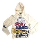 AKOO Men’s L/S Pullover Hoodie 100% Authentic SIZE Large Whisper White logo