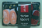 ( 3 Pair ) Tray of Sushi Socks Crew Socks Womens Shoe Size 8-12 ( Gift Box )