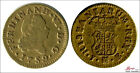 Spain - fernando VI 1/2 escudo 1759 Madrid Jb 1,80 Gr. Gold MBC / VF 257