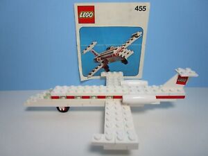 LEGO #455 : LEARJET / Legoland Airport - Complet avec plan Samsonite - Vintage