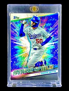 MOOKIE BETTS RARE 2024 TOPPS REFRACTOR SP Series 1 Insert Non Rookie - DODGERS