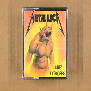 METALLICA Cassette Tape JUMP IN THE FIRE 1983 UK Music For Nations Rare