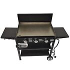 Griller's Choice Outdoor Griddle Grill Propane Gas Flat Top - Hood Included, ...