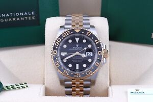 Rolex 2024 GMT-Master II Two Tone Gray/Black Ceramic Box/Papers/Card 126713GRNR