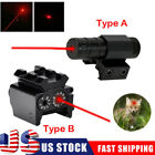 Compact Red Laser Beam Sight 20mm Rail For Pistol Glock17 19 Rifle Handgun Gun #