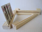New ListingSet of Four / Playing Card Holders  Wood /Single row