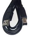 New Black USB-A Male to USB-B Male USB 2.0 Cable 6ft for Canon Printer Ship Fast