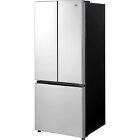 Global Industrial Refrigerator  Freezer Combo 16 Cu. Ft. French Doors Stainless