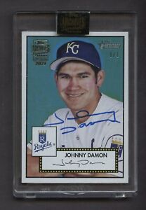 2021 Topps Archives Signature Series Johnny Damon Royals Signed AUTO 1/1