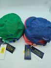 New Polo Ralph Lauren Cap Hat One Size Adjustable Strap Green Blue Red 0001