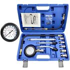 11 Pcs Cylinder Compression Tester Gas Engine Gauge Kit Tool Auto Car Motorcycle