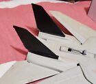 3D Printed Vertical Fins (pair) - Black - Compatible 83-84 Skystriker