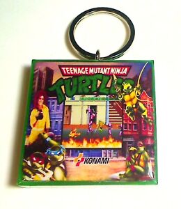 Teenage Mutant Ninja Turtles (TMNT)  Arcade Coin Door accessory Keychain
