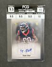 Tank Dell 2023 Panini Luminance Year One Blue Ink Auto On Card Rookie RC Texans