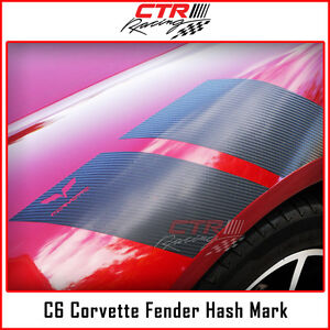 C6 Corvette Fender Hash Mark Stripes - Grand Sport Look 05-13