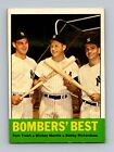 1963 Topps #173 Bombers Best GD-VG (wrinkle) Mickey Mantle New York Yankees