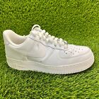 Nike Air Force 1 '07 Low Womens Size 9 White Athletic Shoes Sneakers DD8959-100