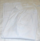SAG HARBOR White Dress PANTS Poly/Rayon Blend (feels like linen) Size 4 P Ins-25