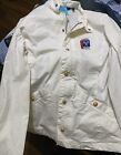 Vintage Polo Ralph Lauren Tennis Jacket White  1993 Size M Womens