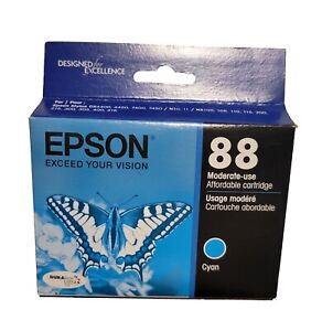 Epson Blue Cyan Genuine 88 Printer Ink For CX4400, 4450, 7400, 7450, N10, N11