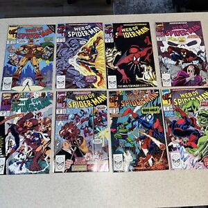 Web Of Spider-Man #60 61 62 63 64 65 67 69 NM Marvel 1990 lot of 8