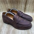 Beckett Simonon Roy Men's Size 10 Brown Penny Loafers Dress Shoes Casual Slip On