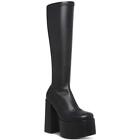 Steve Madden Womens Cray Stretch Knee-High Boots Shoes BHFO 5444