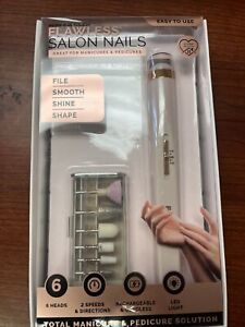 Finishing Touch Flawless Salon Nails Pedicure Manicure Tool - Pink