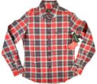 Kimes Ranch Western Cowgirl Womens Red Plaid Long Sleeve Button Up Shirt Size S