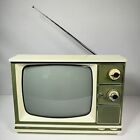 Zenith F1350F1 Portable Green Television TV B&W 11.5