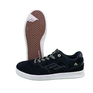 2013 Emerica Reynolds 3 Low-Top BLACK Suede Sneakers Skater/BMX Shoes Men's 8.5