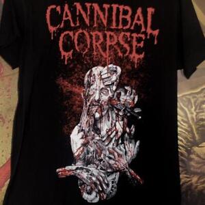 90s Cannibal Corpse Metal Band T shirt rare design short sleeve tee NH10171